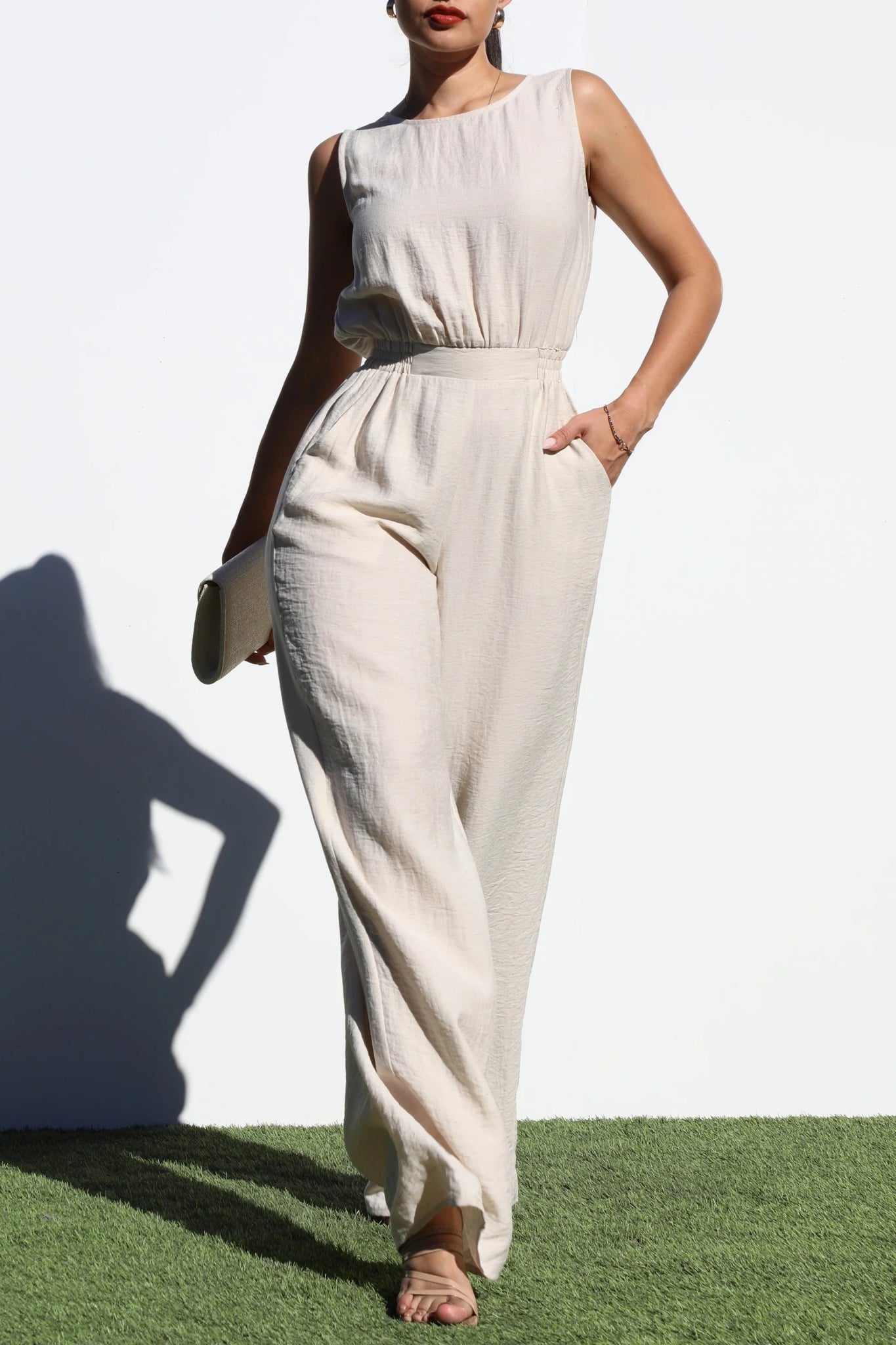 Natural Tides Jumpsuit - Golden Hour BoutiqueJumpsuits