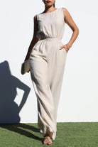 Natural Tides Jumpsuit - Golden Hour BoutiqueJumpsuits