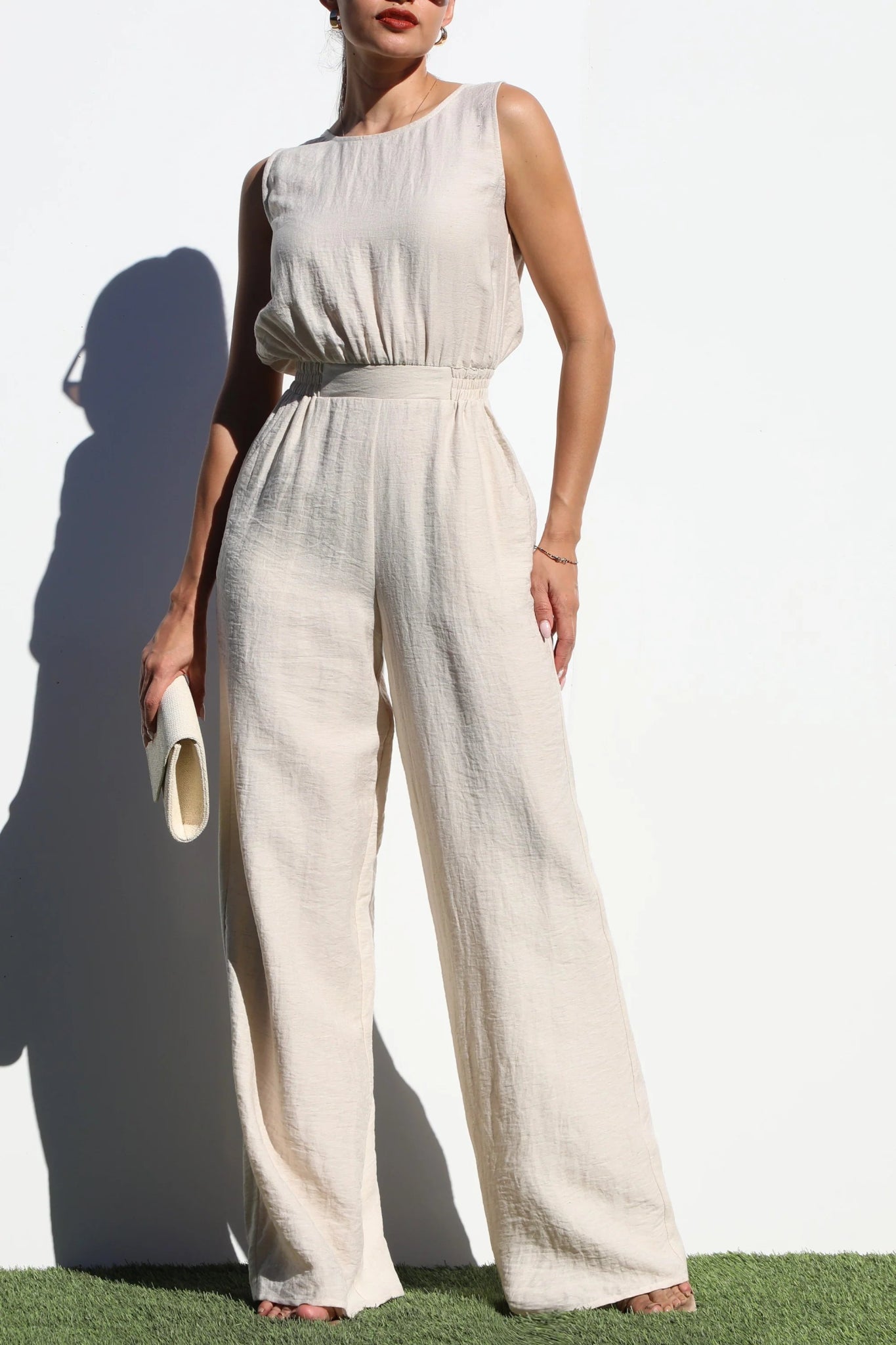 Natural Tides Jumpsuit - Golden Hour BoutiqueJumpsuits