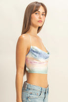 Painted Mirage Top - Golden Hour BoutiqueCrop Tops