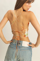 Painted Mirage Top - Golden Hour BoutiqueCrop Tops