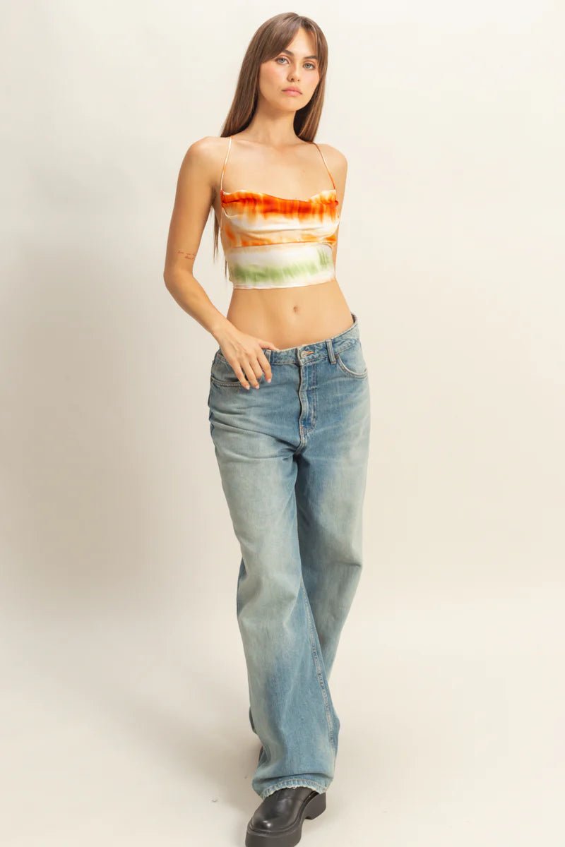 Painted Mirage Top - Golden Hour BoutiqueCrop Tops