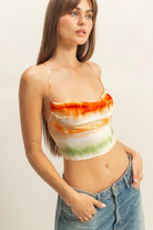 Painted Mirage Top - Golden Hour BoutiqueCrop Tops
