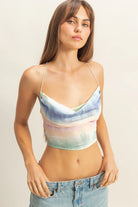Painted Mirage Top - Golden Hour BoutiqueCrop Tops