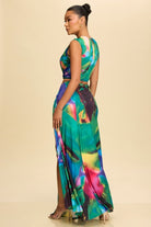 Painted Paradise Dress - Golden Hour Boutiquemaxi dresses