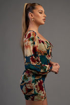 Painted Petals Mini Dress - Golden Hour BoutiqueMini Dresses