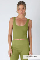 Reversible Ribbed Crop Tank Top - Golden Hour BoutiqueCrop Tops