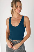 Reversible Ribbed Crop Tank Top - Golden Hour BoutiqueCrop Tops