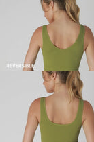 Reversible Ribbed Crop Tank Top - Golden Hour BoutiqueCrop Tops