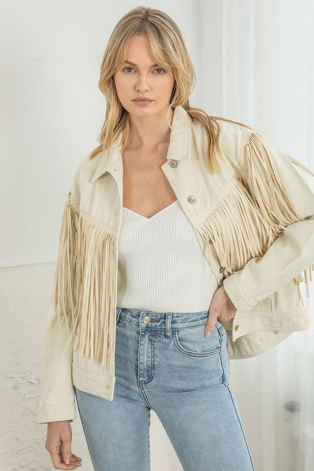 Saddle Up Fringe Jacket - Golden Hour BoutiqueJackets