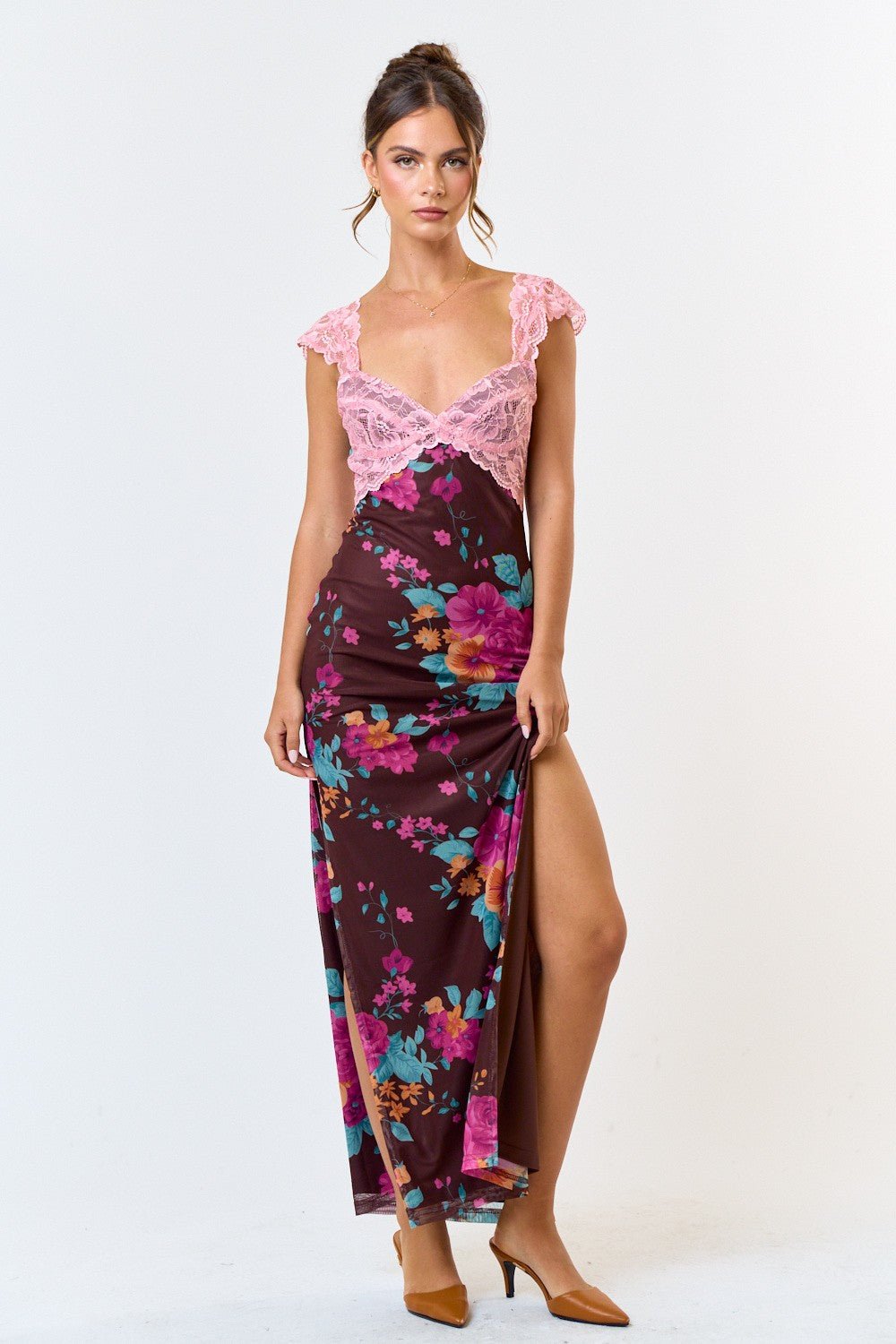 Secret Garden Lace Maxi Dress - Golden Hour Boutique