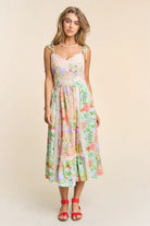 Secret Garden Midi Dress - Golden Hour BoutiqueMidi Dresses