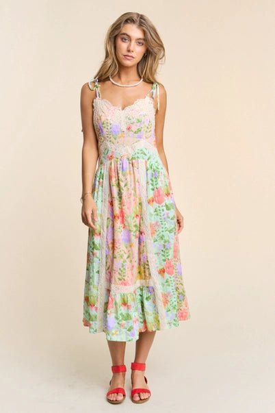 Secret Garden Midi Dress - Golden Hour BoutiqueMidi Dresses