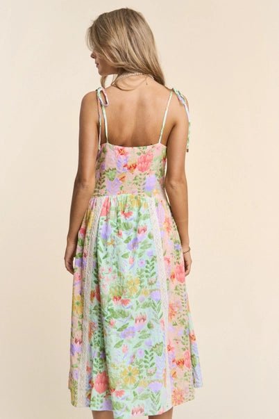 Secret Garden Midi Dress - Golden Hour BoutiqueMidi Dresses