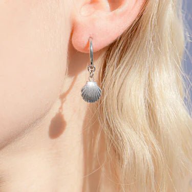 Shoreline Shell Huggie Earrings - Golden Hour BoutiqueEarrings