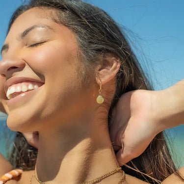 Shoreline Shell Huggie Earrings - Golden Hour BoutiqueEarrings