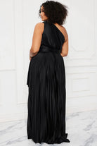 Silent Luxury Satin One Shoulder Maxi Dress - Golden Hour Boutiquemaxi dresses