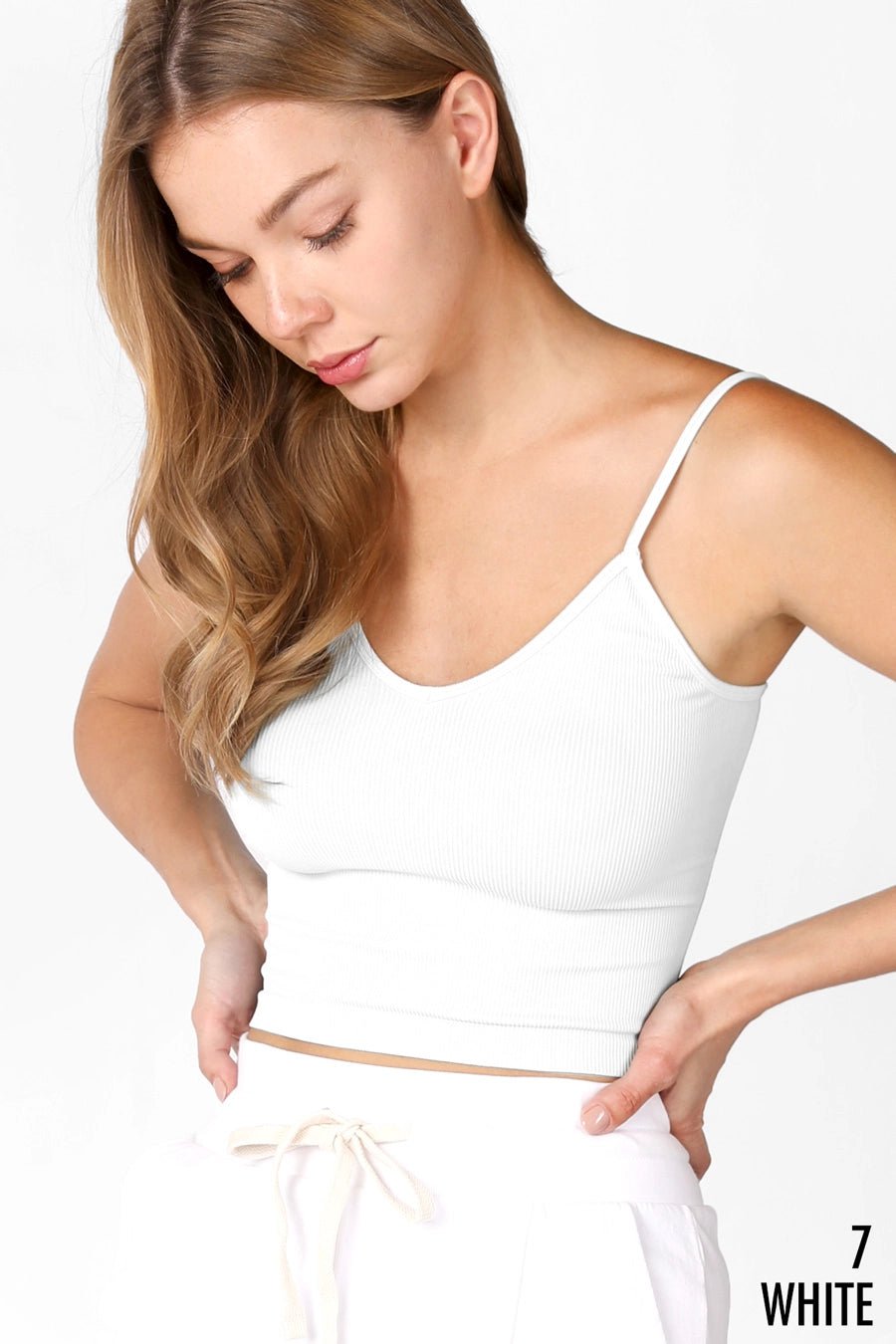 Simply Seamless V - Neck Crop Top - Golden Hour BoutiqueCrop Tops