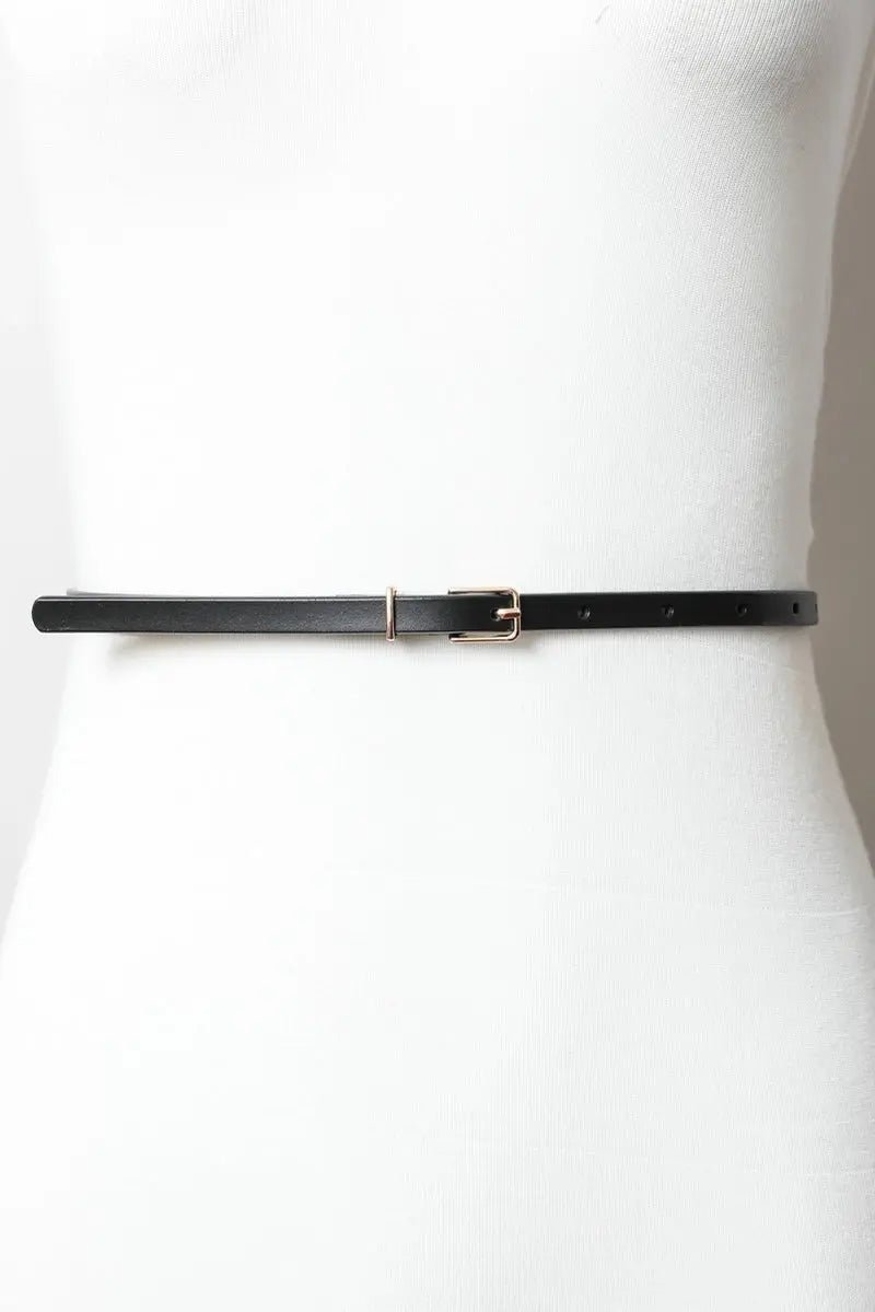 Skinny Leather Cinch Belt - Golden Hour BoutiqueBelts