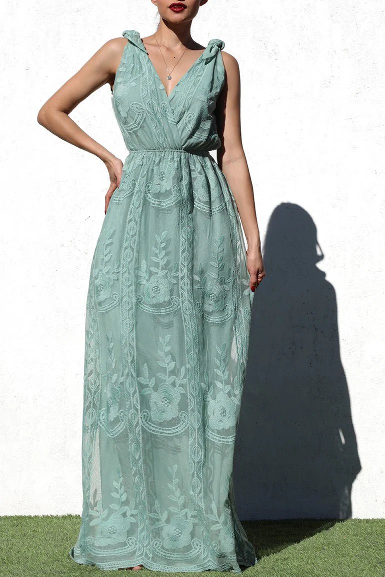 Soft Spoken Lace Maxi Dress - Golden Hour Boutiquemaxi dresses