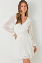 Southern Love Long Sleeve Mini Dress - Golden Hour BoutiqueMini Dresses
