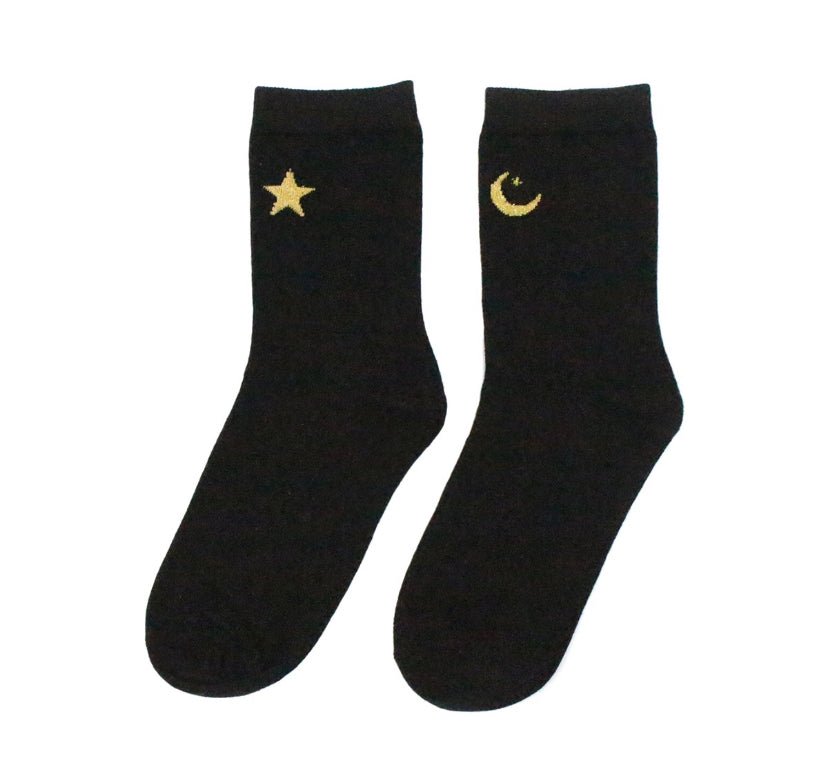 Statement Crew Socks - Golden Hour Boutique