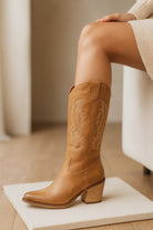 Stitch Detail Western Embroidery Boot - Golden Hour Boutique