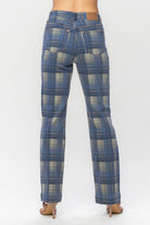 Sunday Stroll Plaid Jeans - Golden Hour BoutiqueJeans
