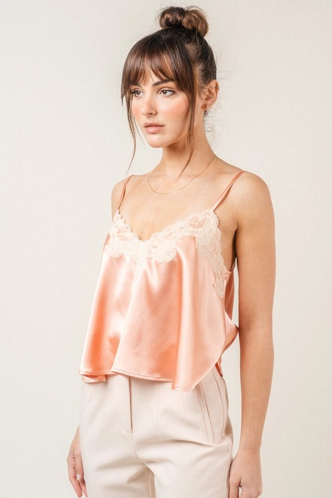 Sweet As Could Be Lace Top - Golden Hour Boutique