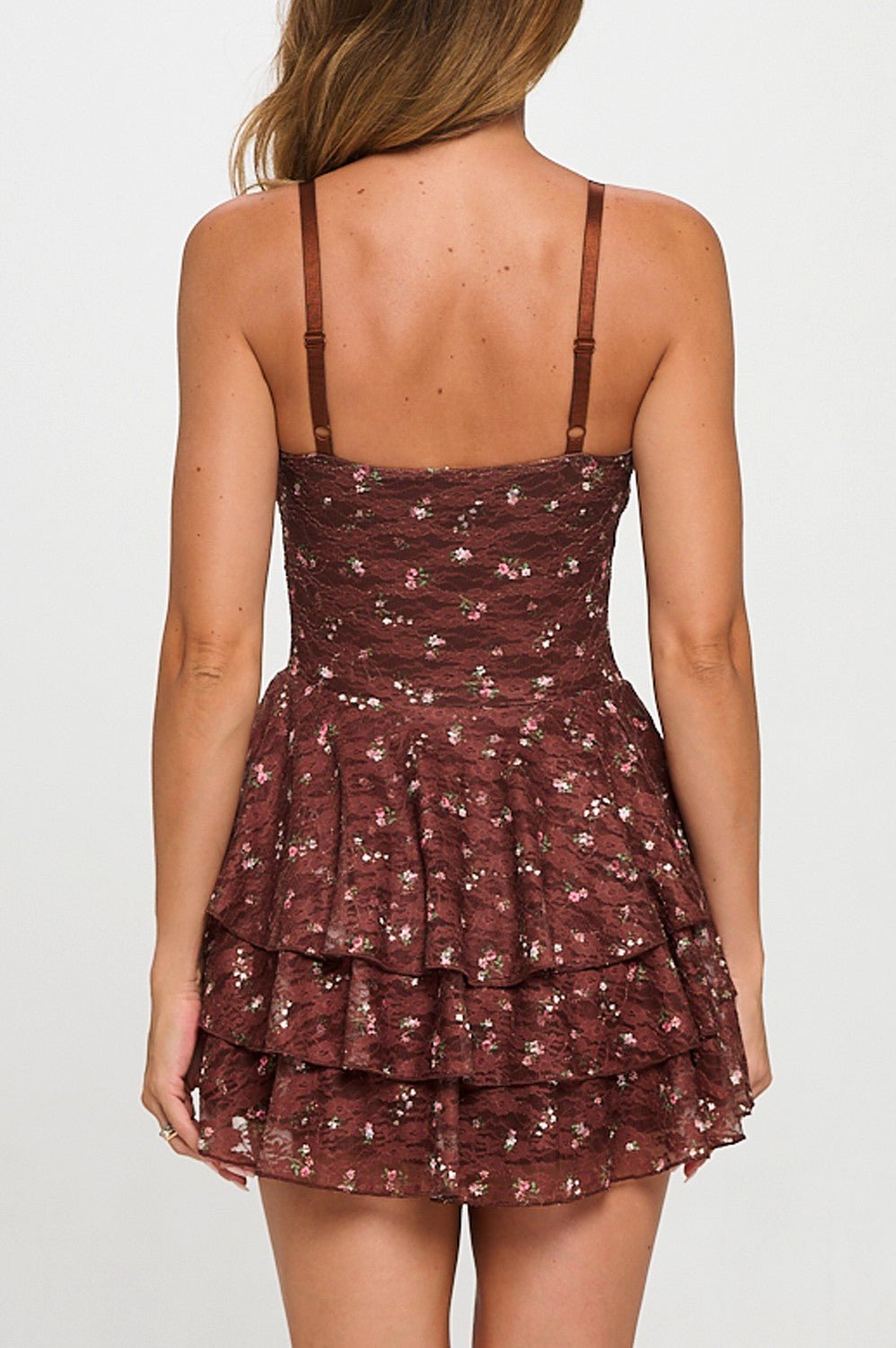 Sweetest Soul Floral Lace Mini Dress - Golden Hour BoutiqueMini Dresses