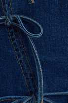 Tied Up in Denim Mini Dress - Golden Hour BoutiqueMini Dresses