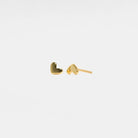 Tiny Heart Stud Earrings - Golden Hour BoutiqueEarrings