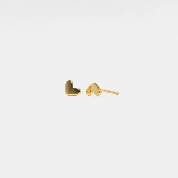 Tiny Heart Stud Earrings - Golden Hour BoutiqueEarrings