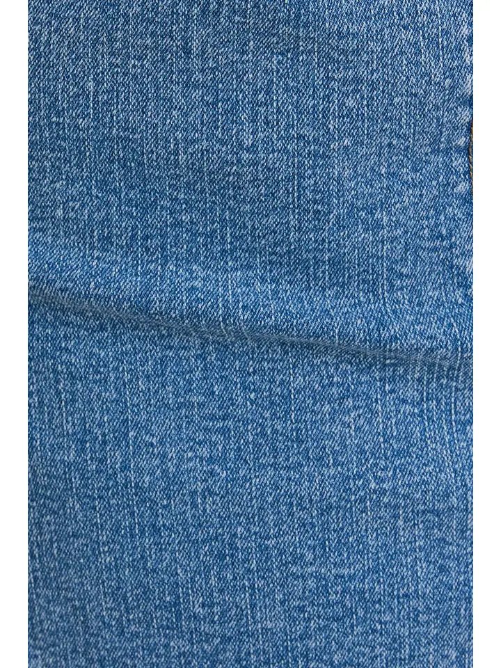 Twist of Denim Dress - Golden Hour BoutiqueMini Dresses