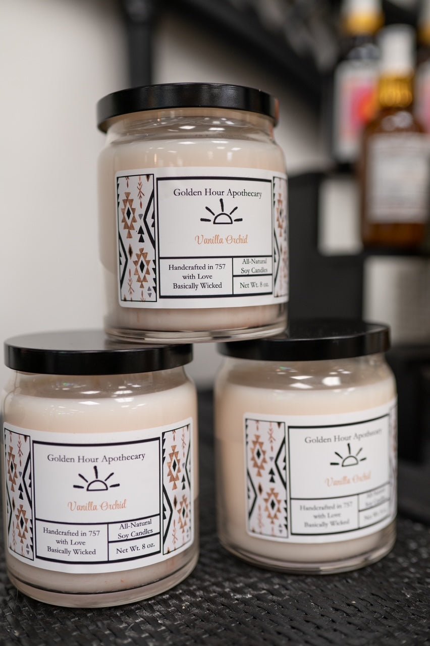 Vanilla Orchid Candle - Golden Hour BoutiqueCandles