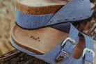 Western Denim Platform Sandals - Golden Hour BoutiqueSandals