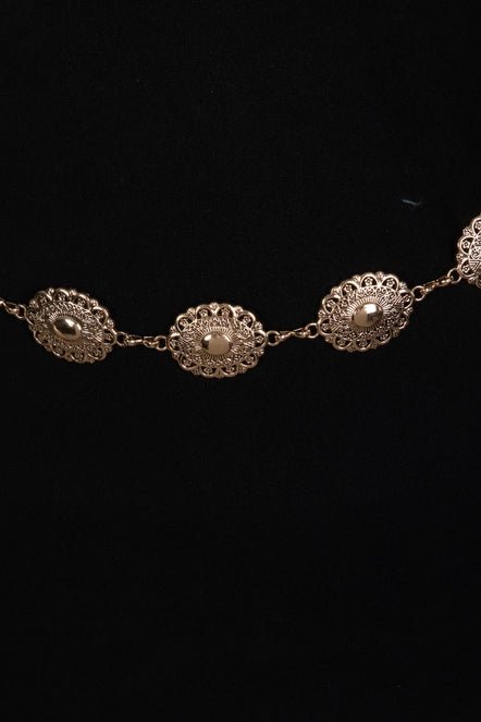 Western Ornate Chain Belt - Golden Hour Boutique