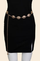 Western Ornate Chain Belt - Golden Hour Boutique