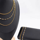 White Confetti Necklace - Golden Hour BoutiqueNecklaces