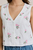 Wild Rose Vest - Golden Hour BoutiqueVests