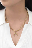 Wild West Double Horn Necklace - Golden Hour Boutique
