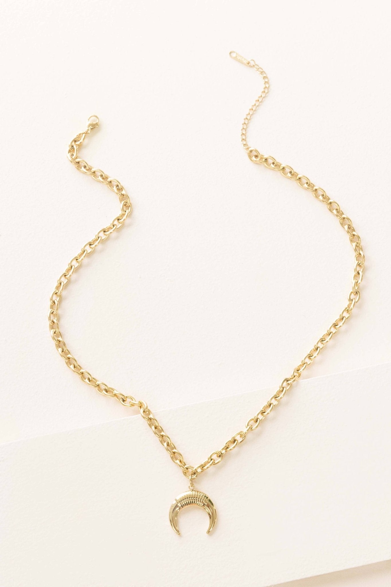 Wild West Double Horn Necklace - Golden Hour Boutique