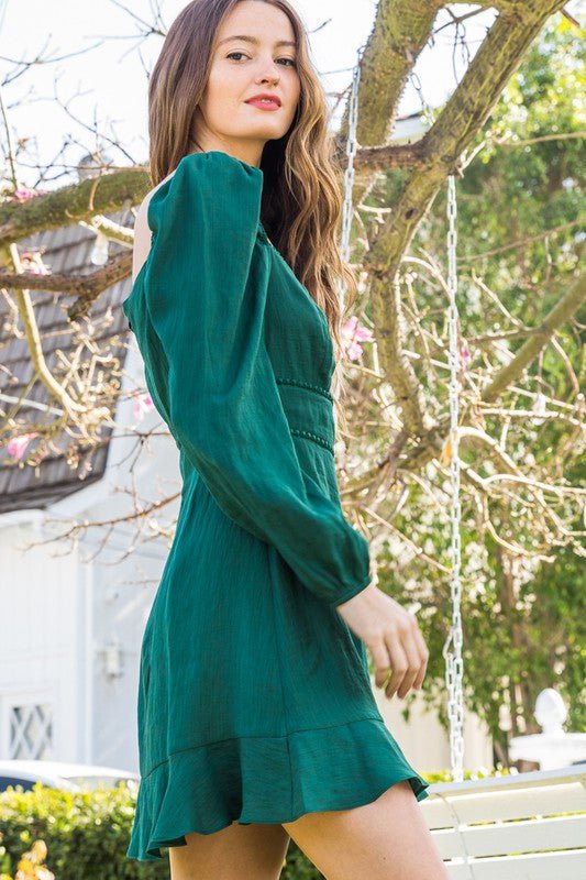 Wilde Love Long Sleeve Mini Dress - Golden Hour BoutiqueMini Dresses