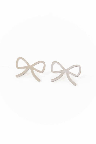 Minimalist Bow Stud Earrings
