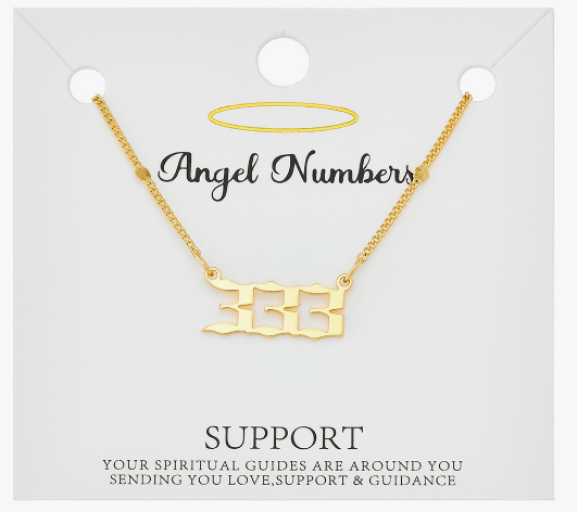 Angel Number Necklace Satellite Chain