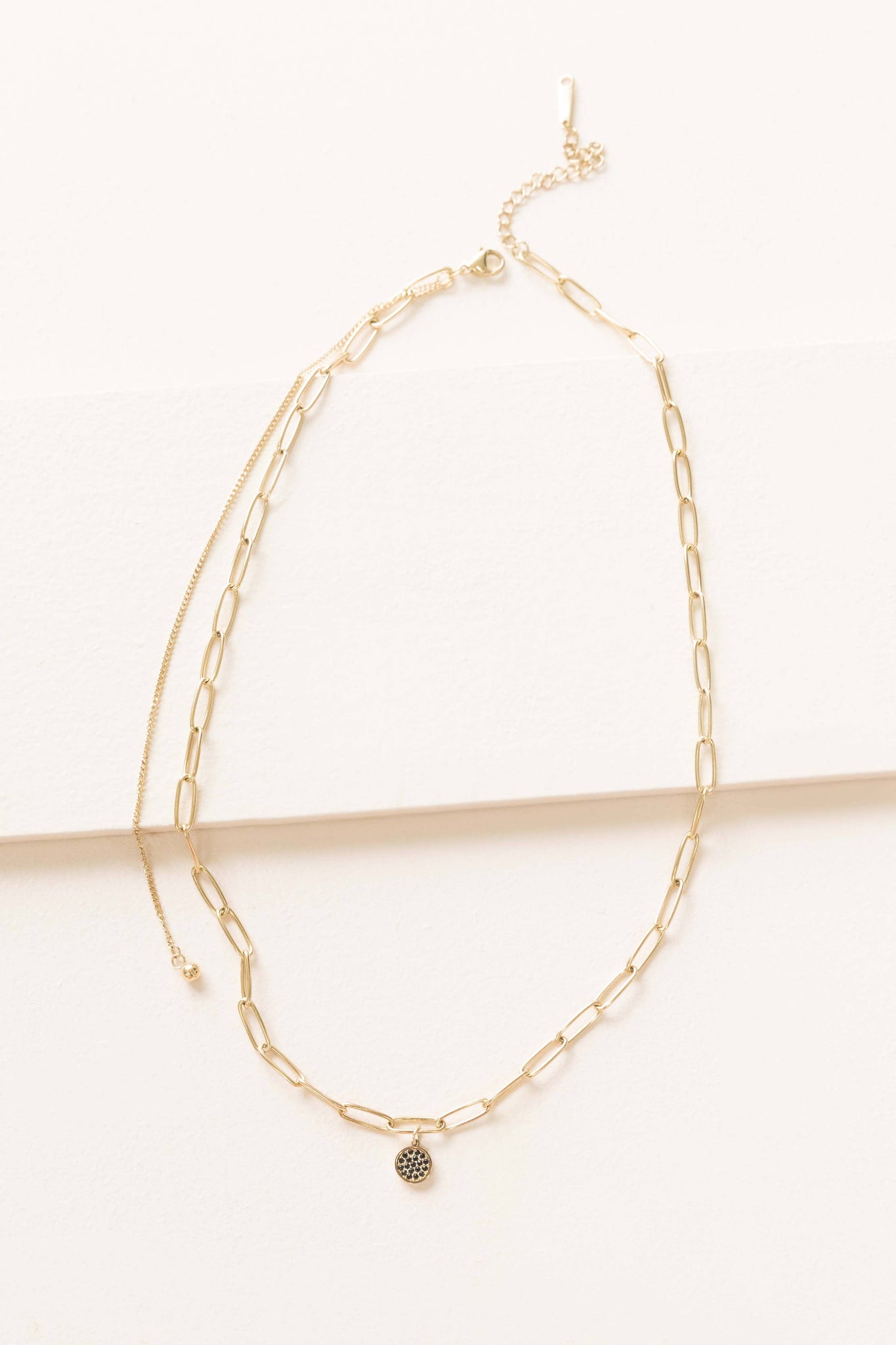 Cassio Charm Gold Necklace