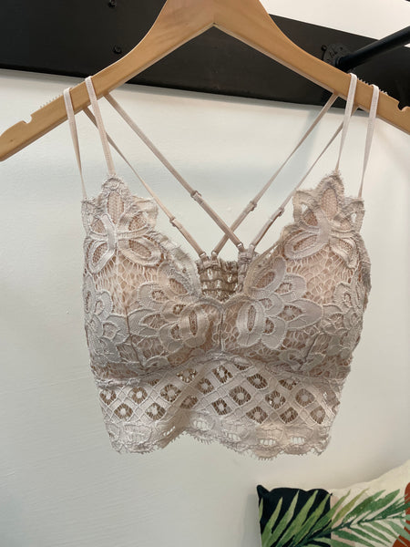 Lace Crochet Bralette [multiple colors]