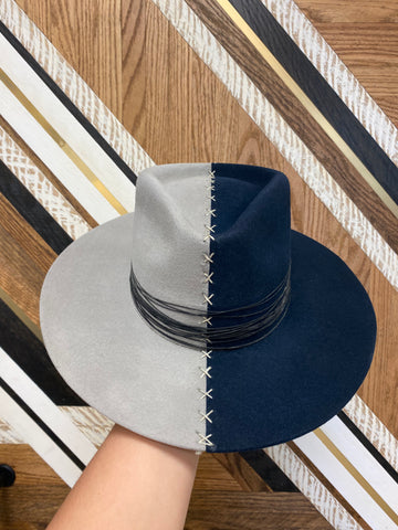 Navy + Gray Color Block Rancher