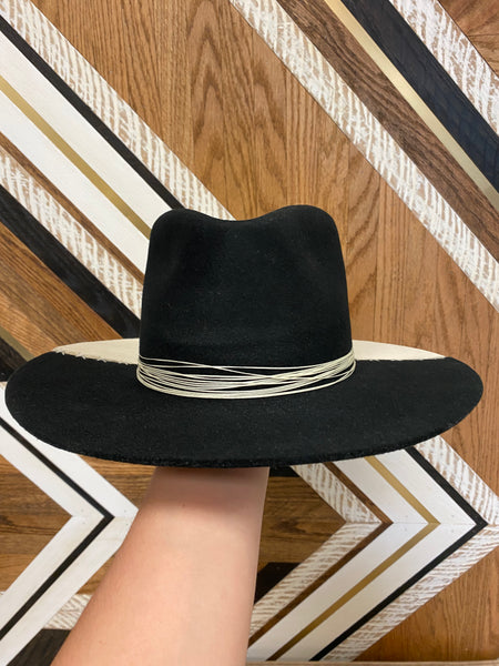 Ivory + Black Color Block Rancher