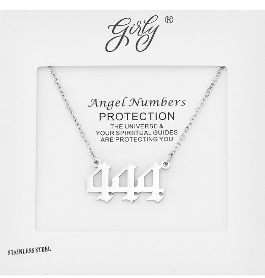 Angel Number Necklace Satellite Chain